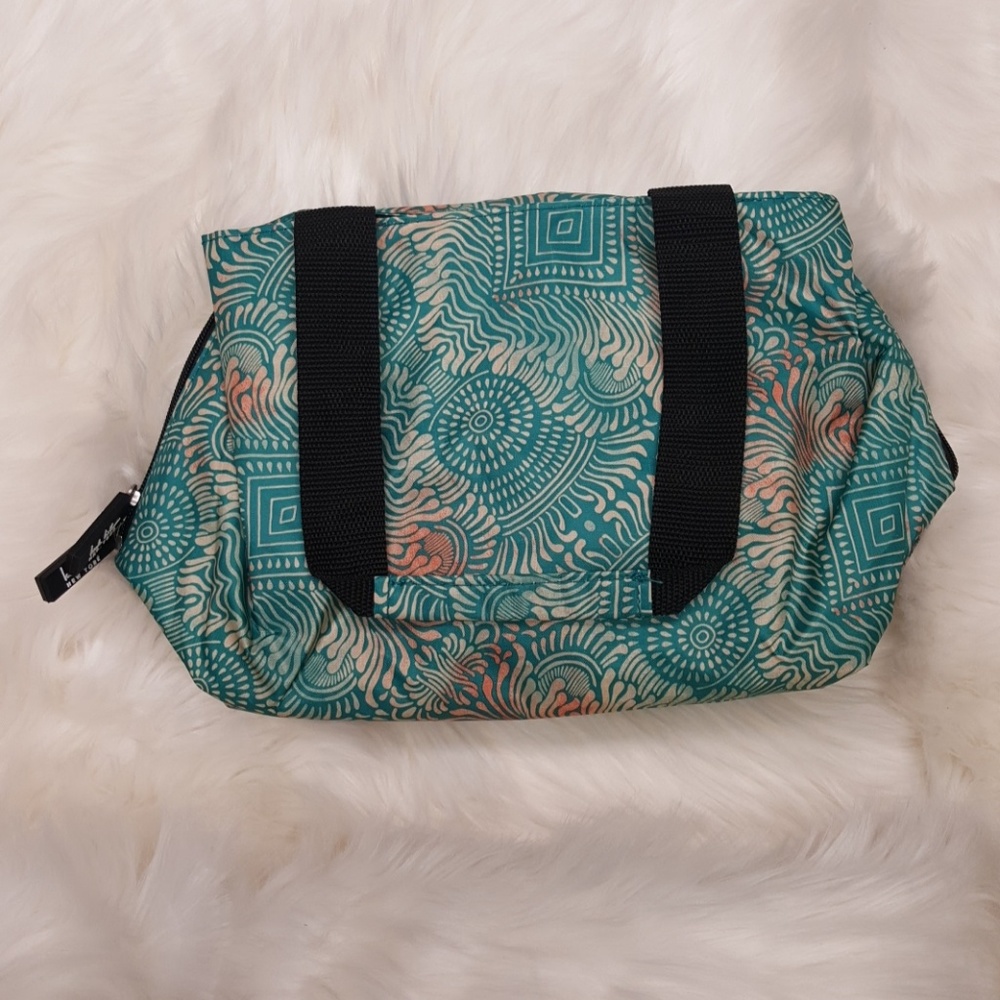 Nicole Miller Copacobana, Blue 11 inch Lunch Tote - Picture 2 of 5